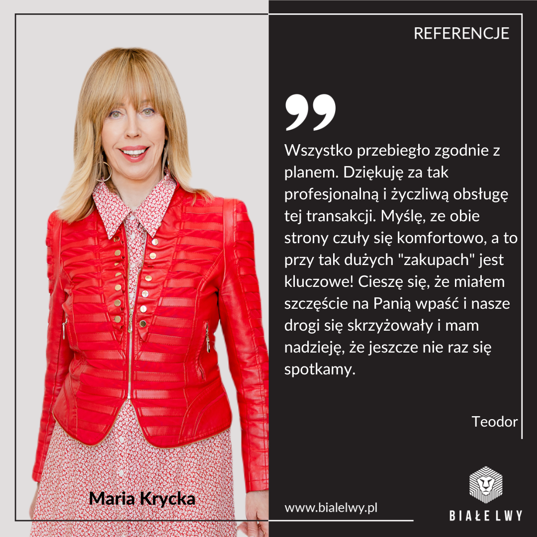 Maria Krycka, referencja opinia opinion reference 
