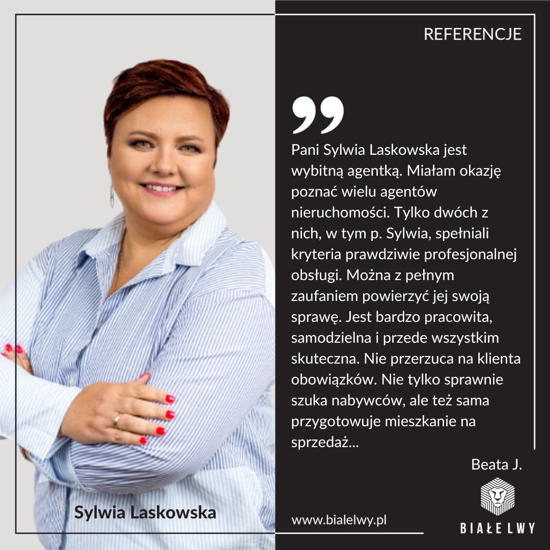 Referencje Sylwia Laskowska nieruchomości polecenia