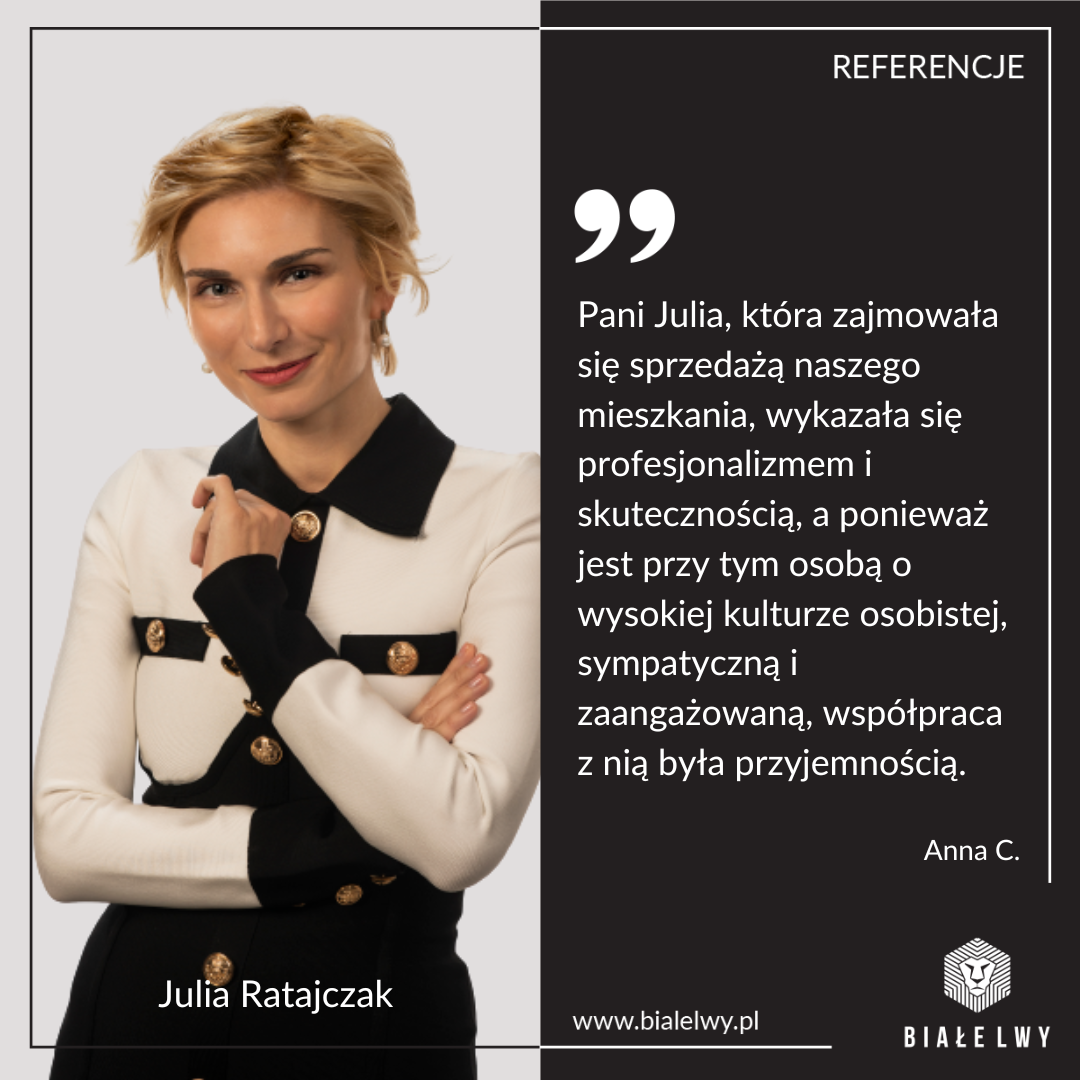 Julia Ratajczak referencje nieruchomości